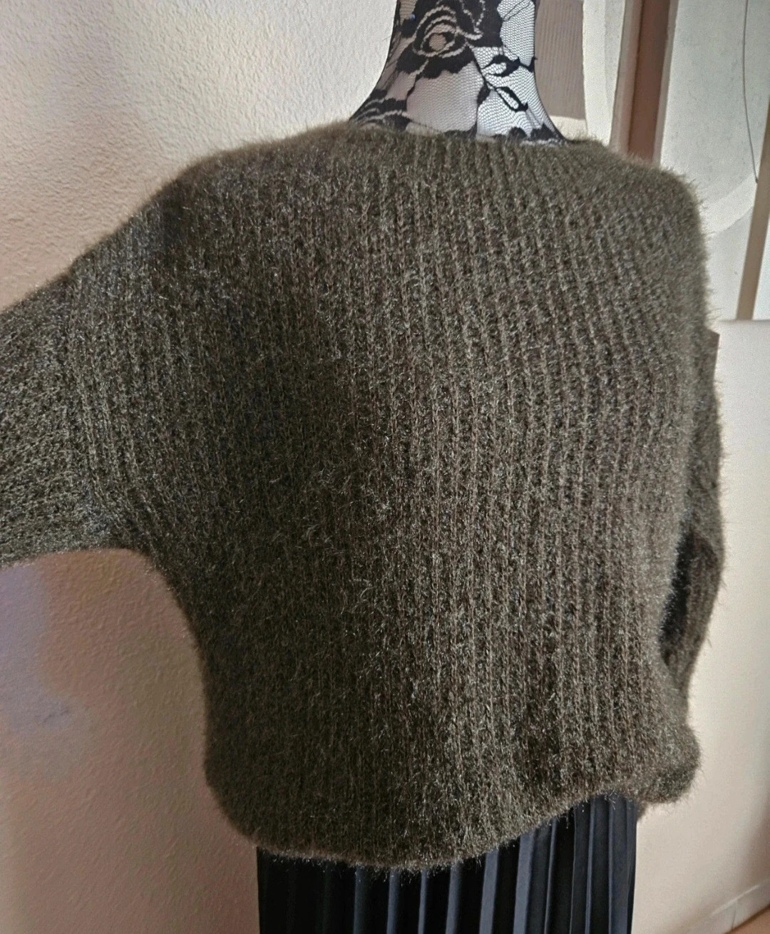 Sublime pull fluffy, manches lanternes 20% Mohair - TU 36 au 42 - Made in Italy – Boutique Parisienne – taille XL / 42 / 14 3