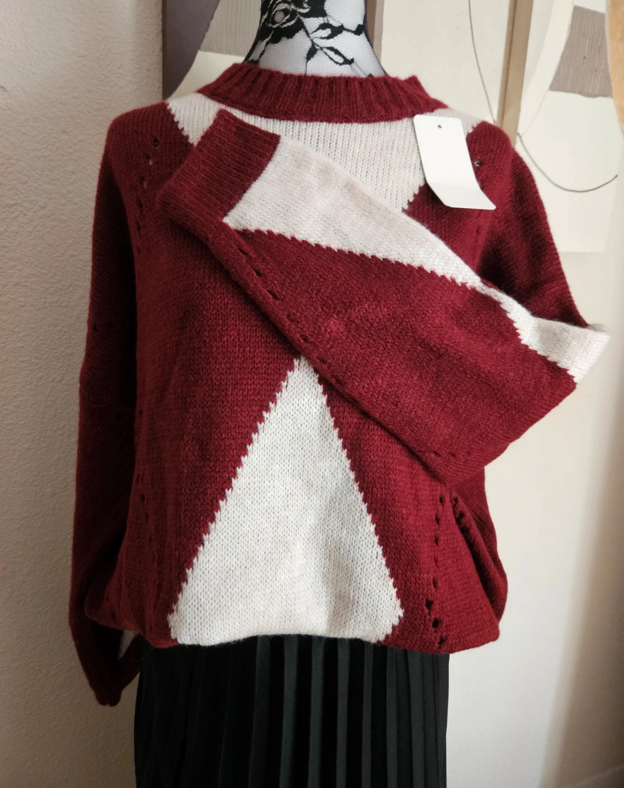 🌸 Magnifique pull doux oversize - TU 40 au 46/48 - Made in ltaly 🌸 – Boutique Parisienne – taille XXL / 44 / 16 4