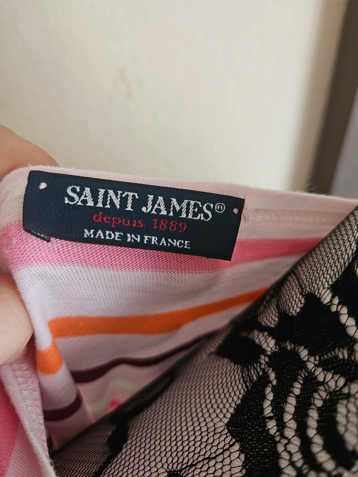 Haut coloré manches 3/4 Saint James - 100% coton – Saint James – taille L / 40 / 12 5