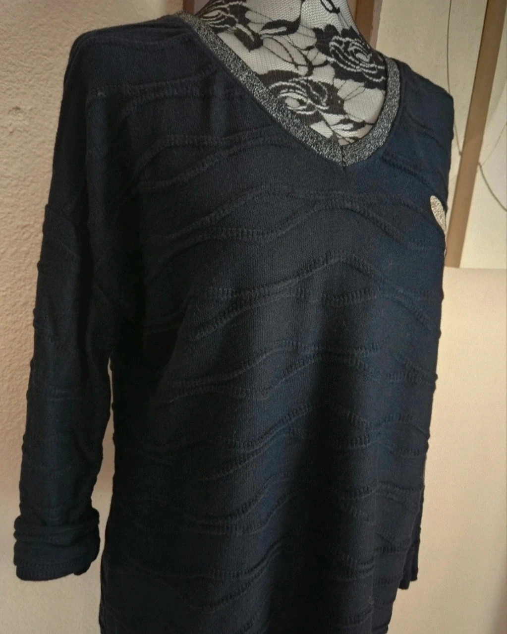 Magnifique pull très doux avec cœur TU 36 au 42 - Made in Italy – Boutique Parisienne – taille XL / 42 / 14 3