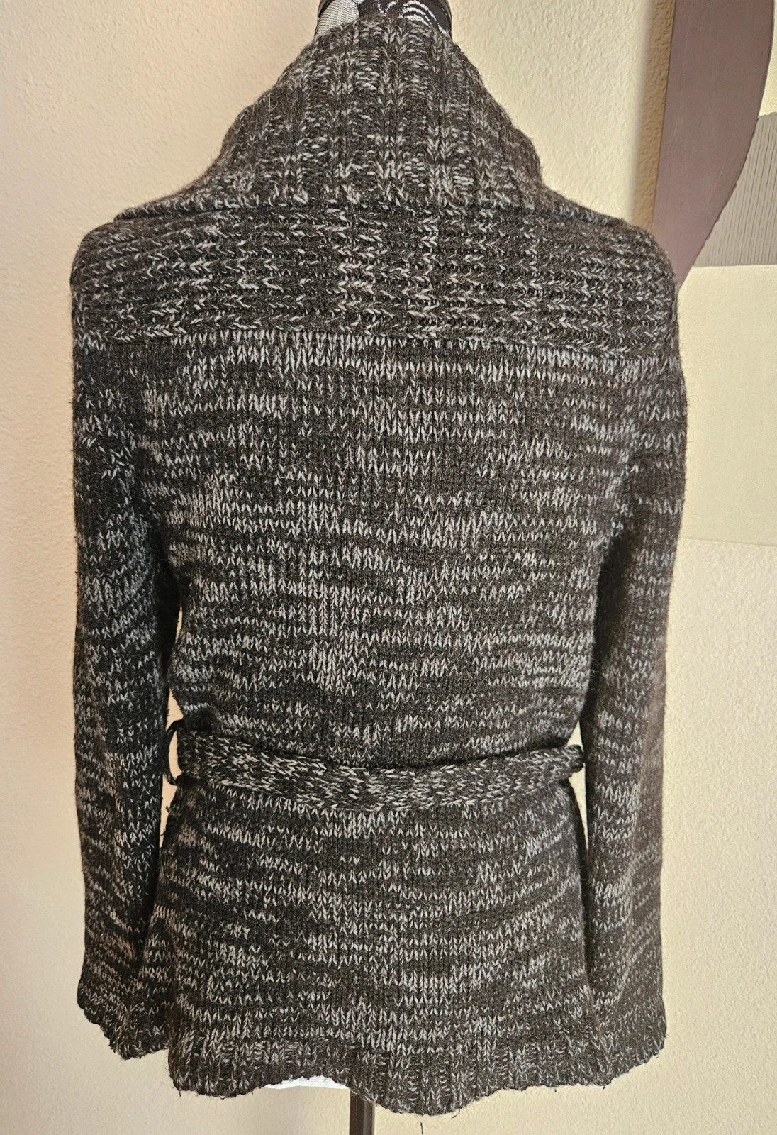 Magnifique gilet ceinturé chaud - Caroll - Alpaga et Laine – Caroll – taille S / 36 / 8 5