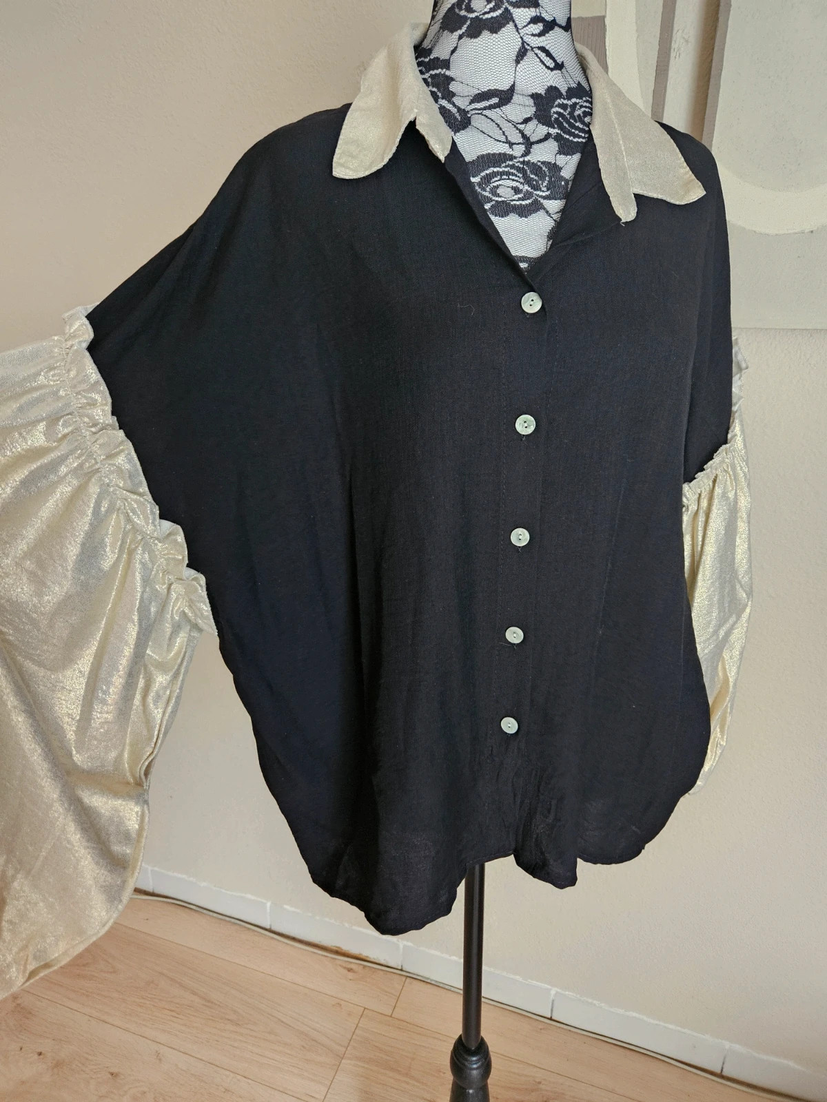 Magnifique chemise en coton oversize TU 36 au 46 - Made in Italy – Made In Italy – taille XXXL / 46 / 18 4