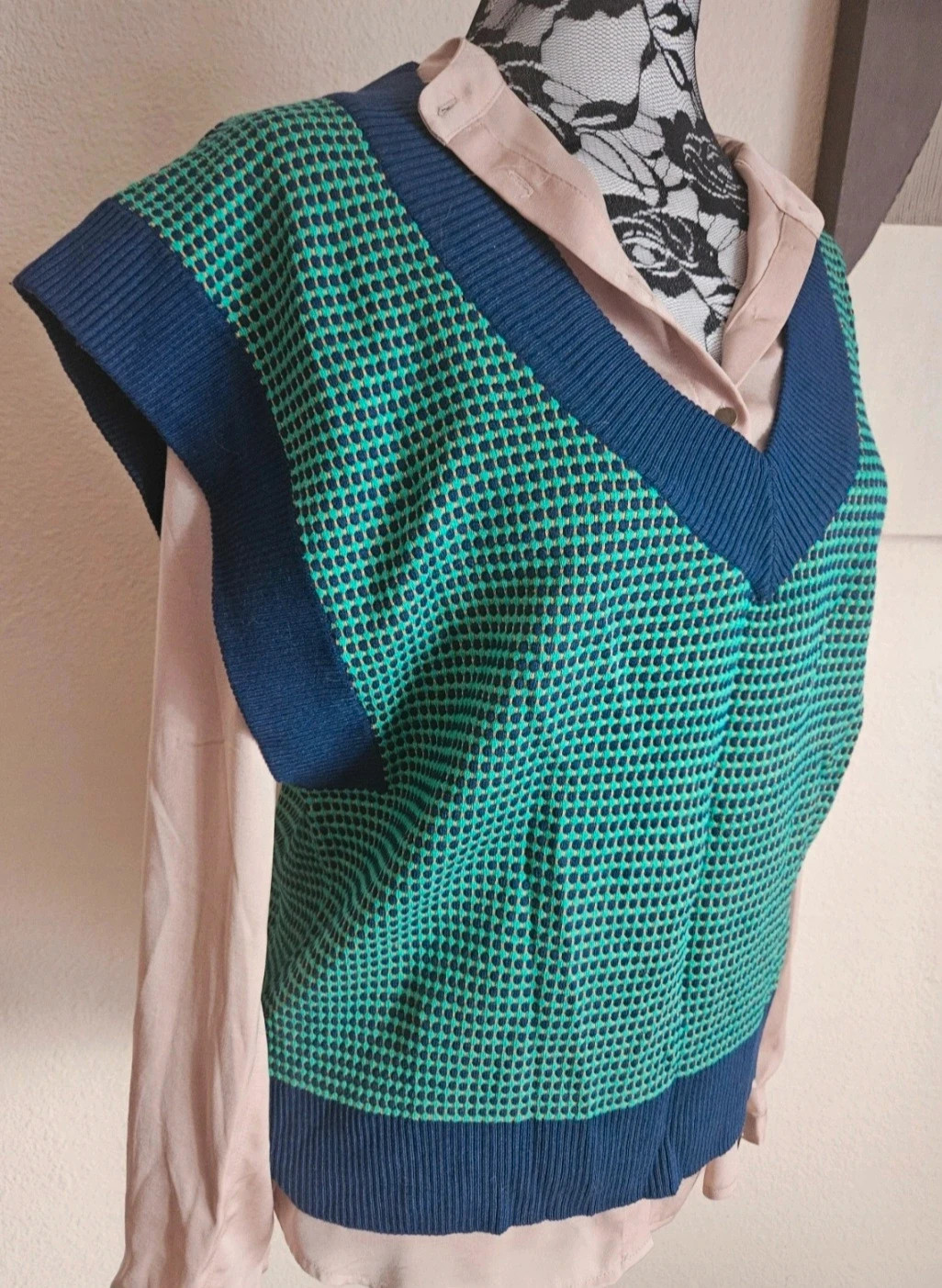 Joli haut en mailles sans manches taille 40/42 – Promod – taille L / 40 / 12 2
