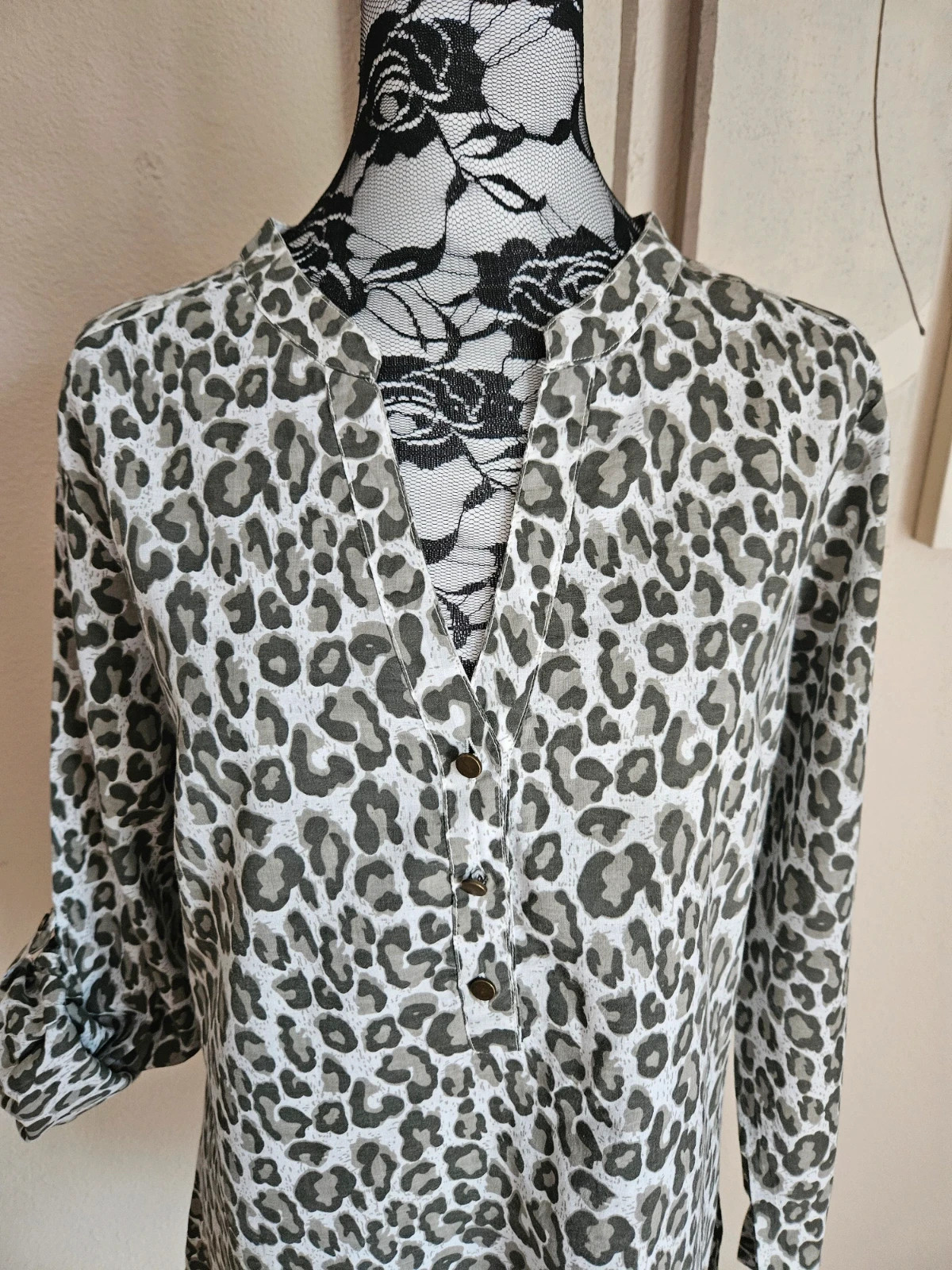 Robe tunique léopard 🐆 Coton TU 40 42 – Boutique Parisienne – taille XL / 42 / 14 2
