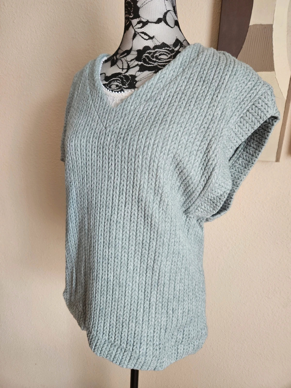 Joli haut en mailles sans manches taille 42/44 – Jacqueline Riu – taille XXL / 44 / 16 2