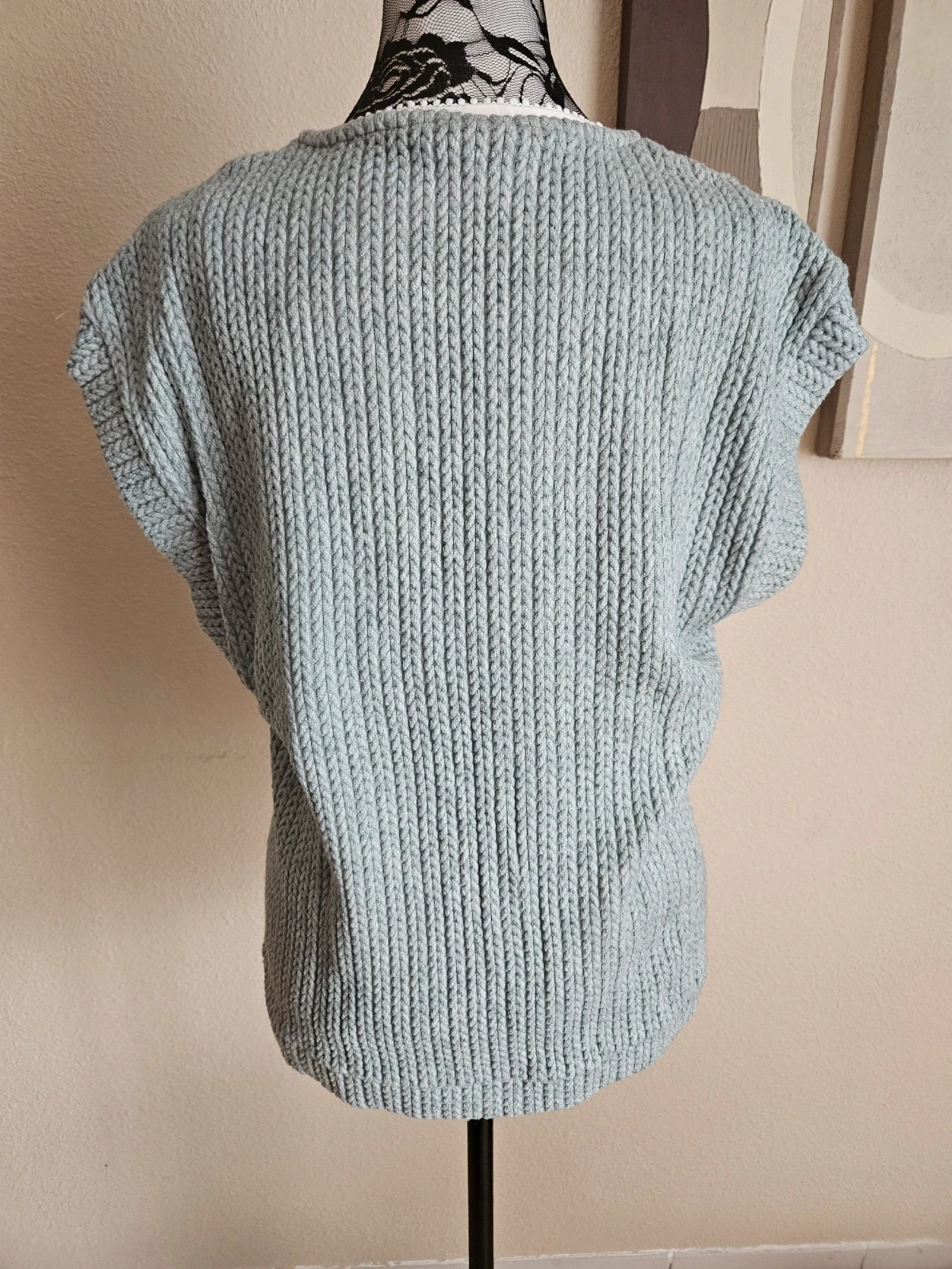 Joli haut en mailles sans manches taille 42/44 – Jacqueline Riu – taille XXL / 44 / 16 4