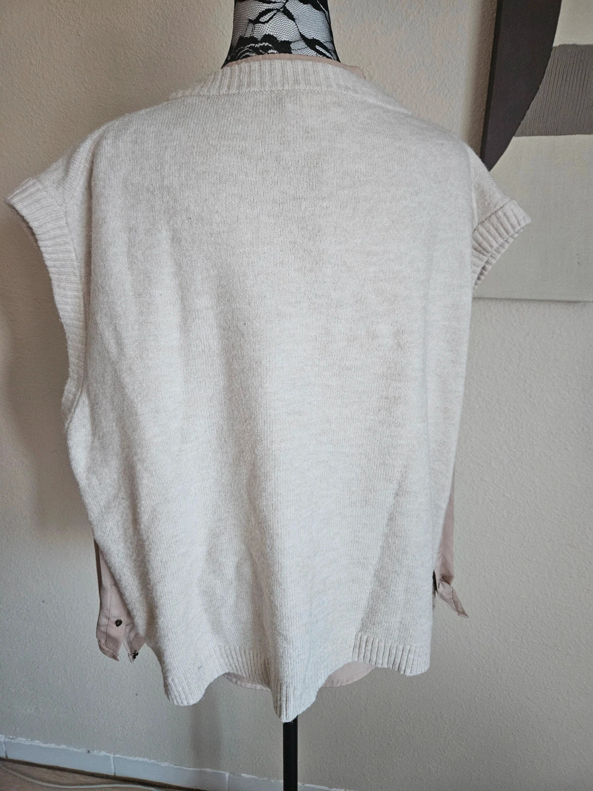 Haut sans Manches Oversize (Contient 5%laine) Taille 42 au 46 – H&M – taille XXL / 44 / 16 5