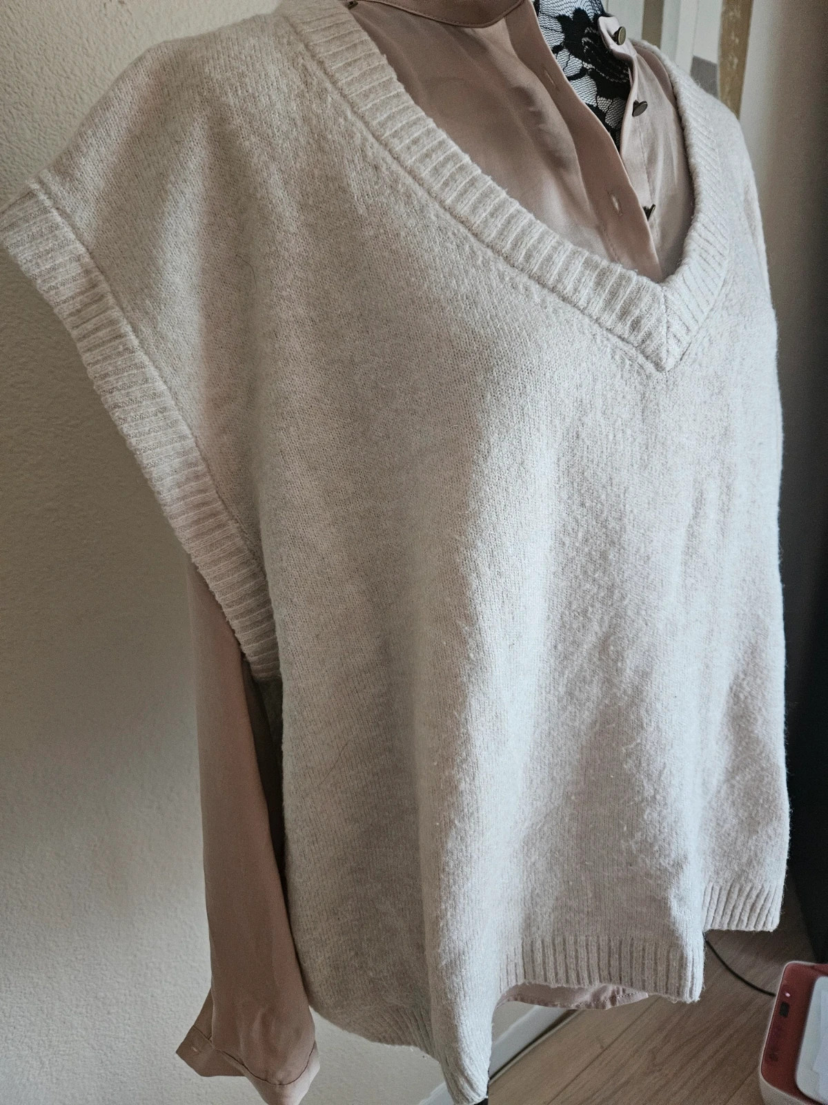 Haut sans Manches Oversize (Contient 5%laine) Taille 42 au 46 – H&M – taille XXL / 44 / 16 4