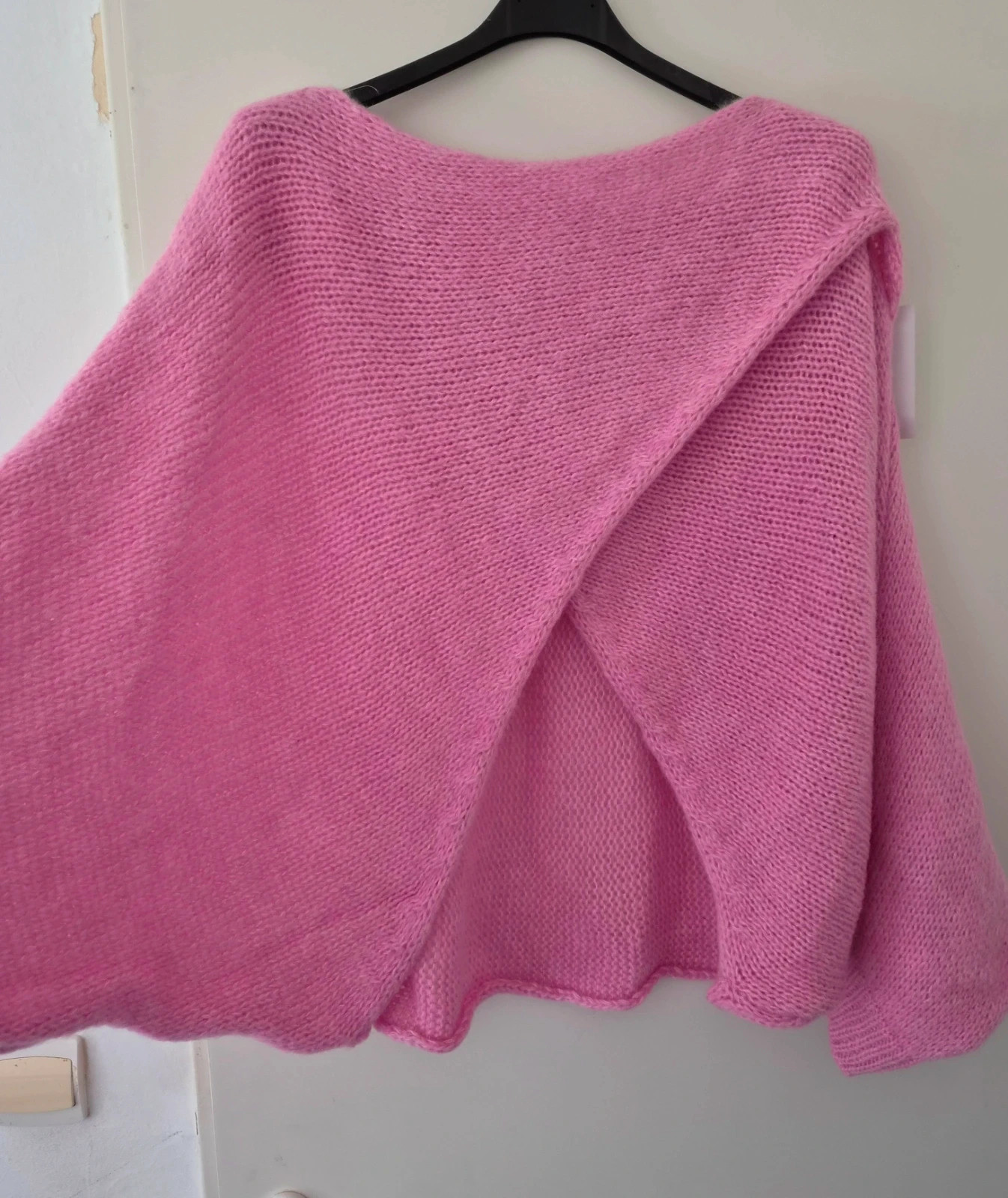 🍂Magnifique pull croisé/drapé oversize doux - TU 44 au 50 - Made in Italy🍂 – Made In Italy – taille XXL / 44 / 16 2