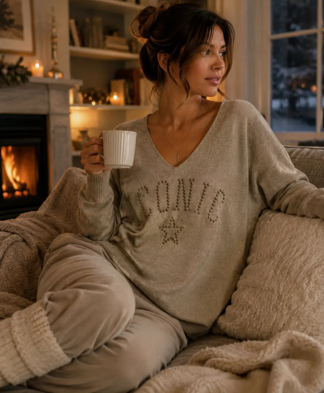 Pull fin iconic 22% angora  – Boutique Parisienne – taille L 3