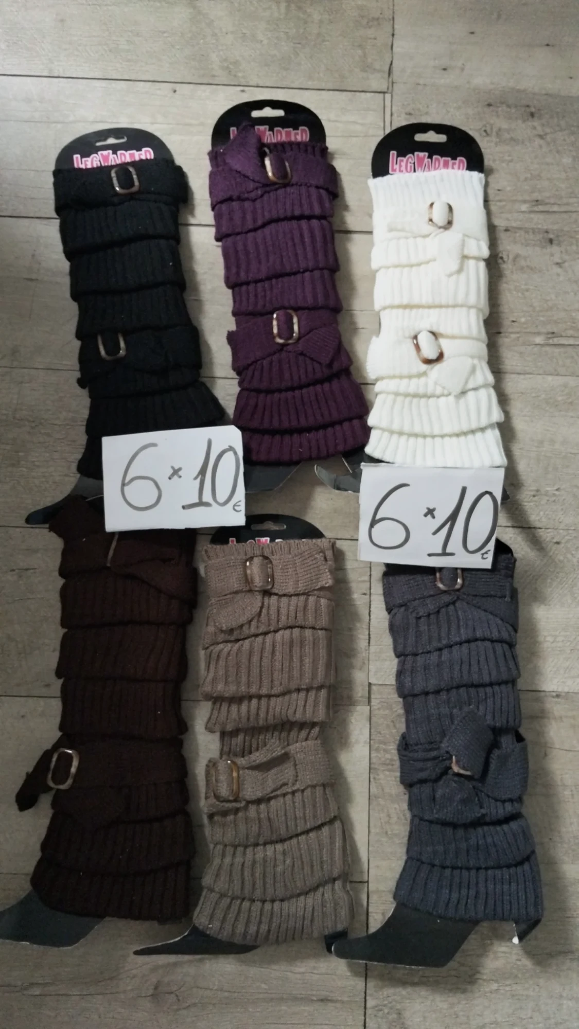 6 polainas 10 euros 