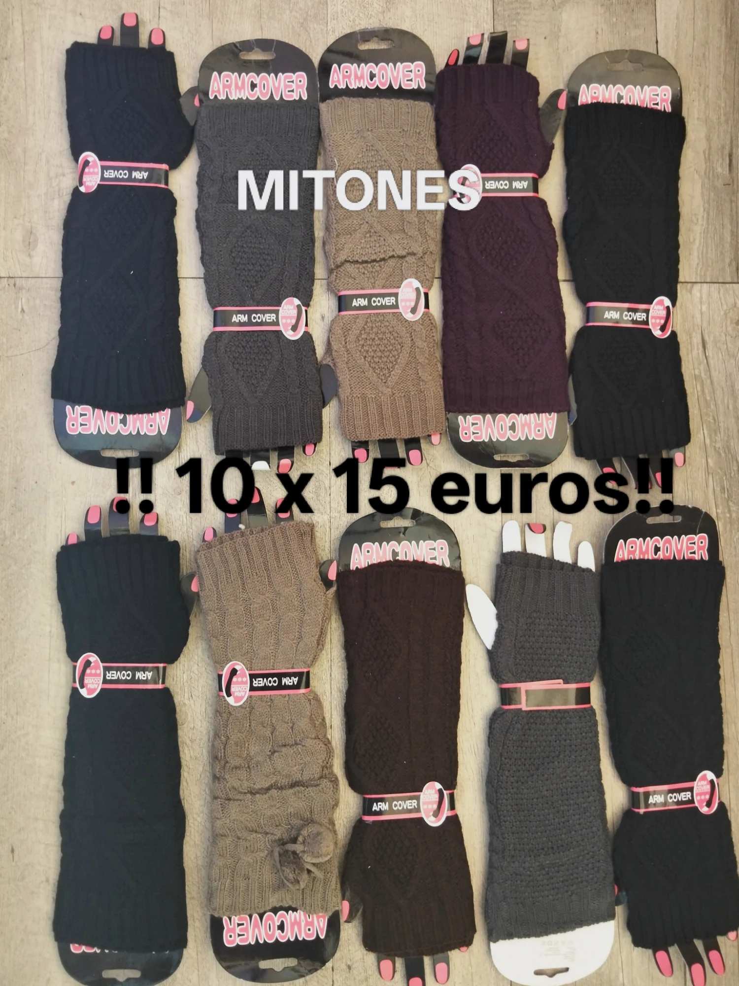10 guantes por 15 euros! Último precio 