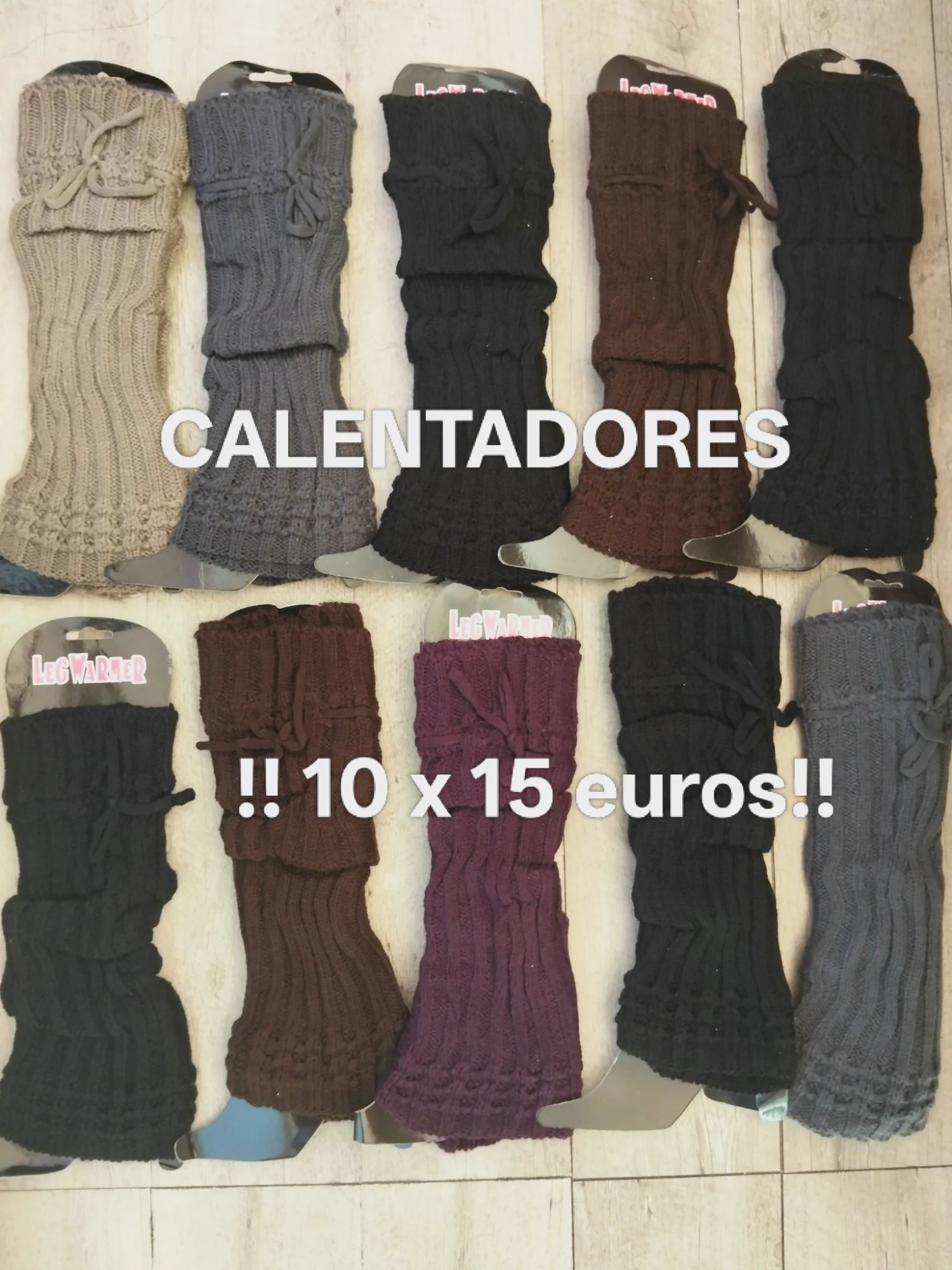 10 polainas 15 euros! Último precio