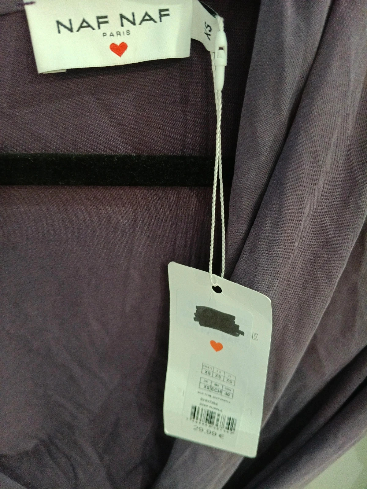 Maillot leger – Naf Naf – taille XS / 34 / 6 2