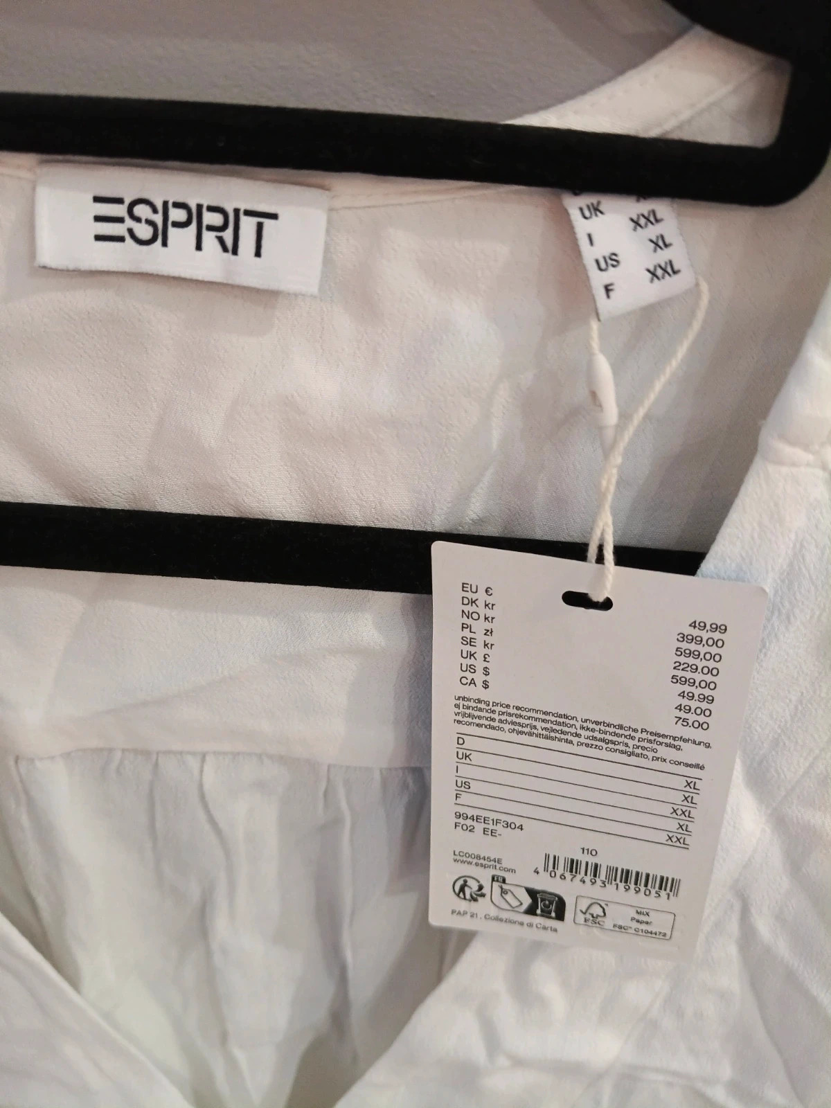 Maillot – Esprit – taille XXL / 44 / 16 2