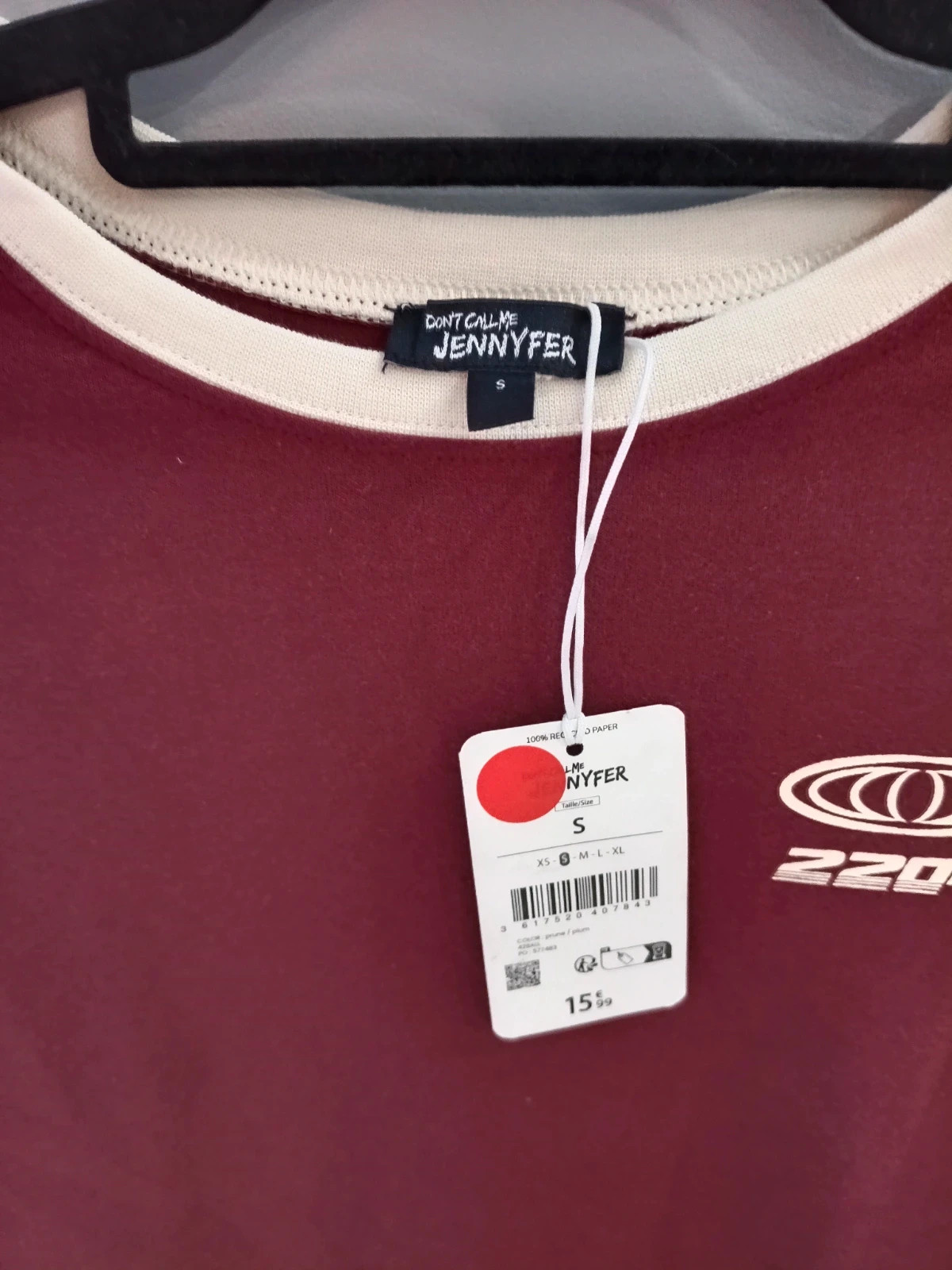Sweat – Don't Call Me Jennyfer – taille S / 36 / 8 2