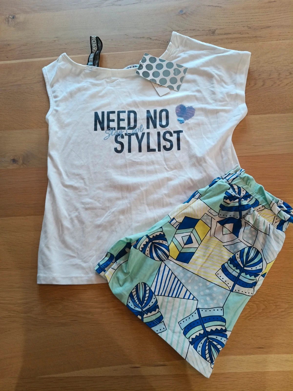 Ensemble tee-shirt short – Miss Ebito – taille 14 ans / 164 cm
