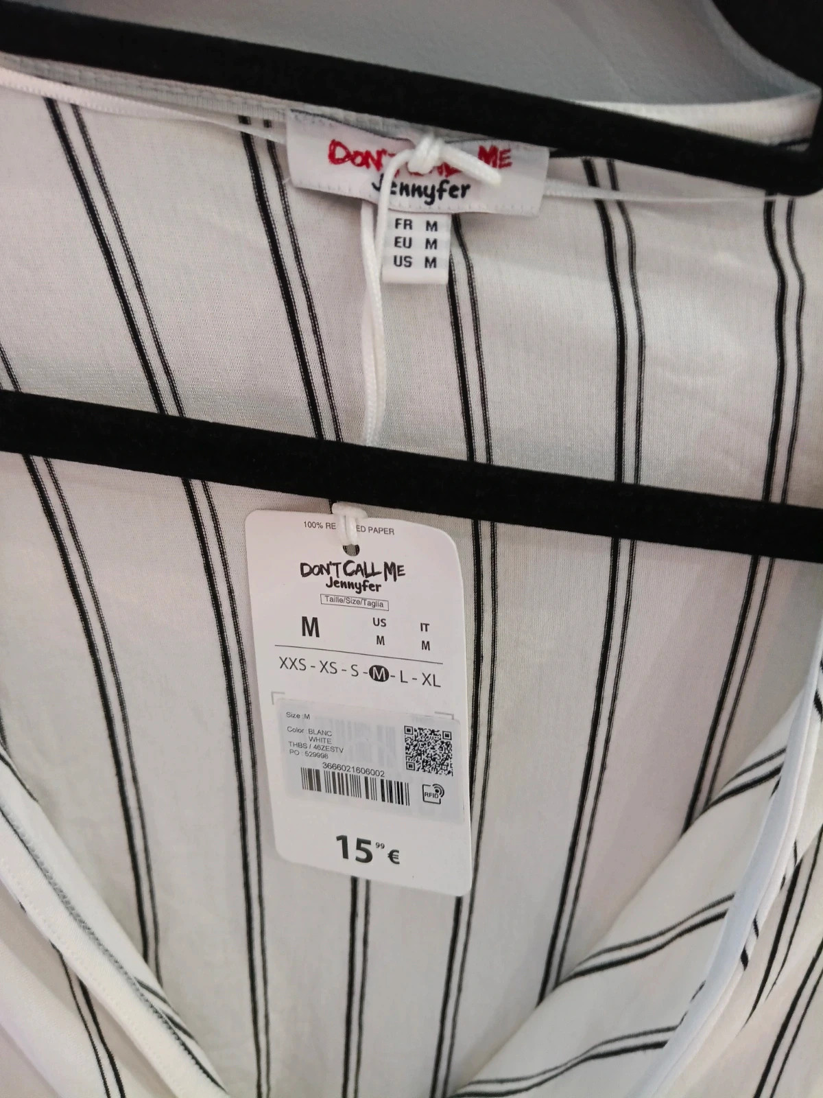 Haut leger manche longue – Don't Call Me Jennyfer – taille M / 38 / 10 2
