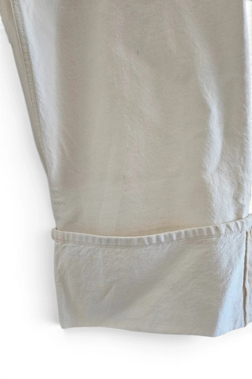Culotte denim crema bajo dobladillo talle alto – Zara – taille XXXL / 46 / 18 2