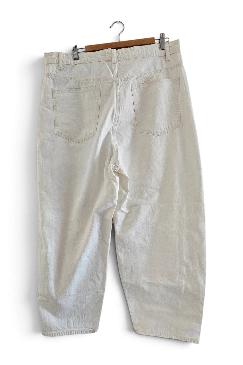 Vaquero balloon blanco talle alto | viral Y2K | Zara talla 46 – Zara – taille XXXL / 46 / 18 2
