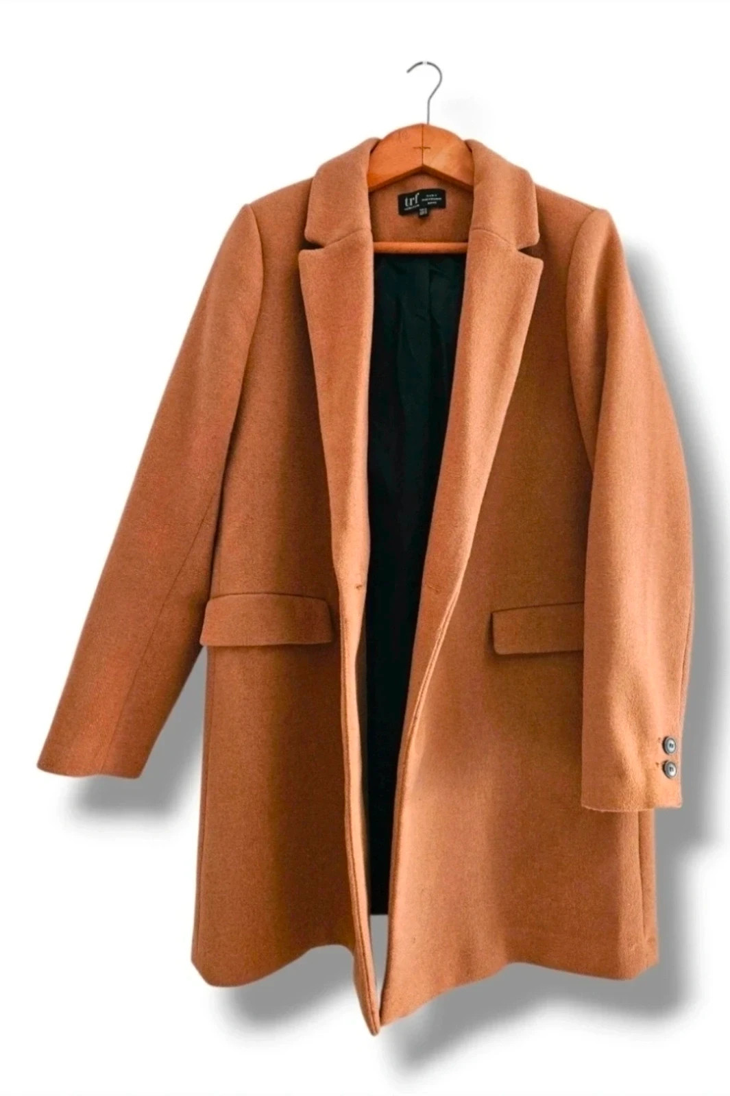 Abrigo camel doble botonadura oversize | classic chic | Zara TRF talla XL – Zara – taille XL / 42 / 14 5