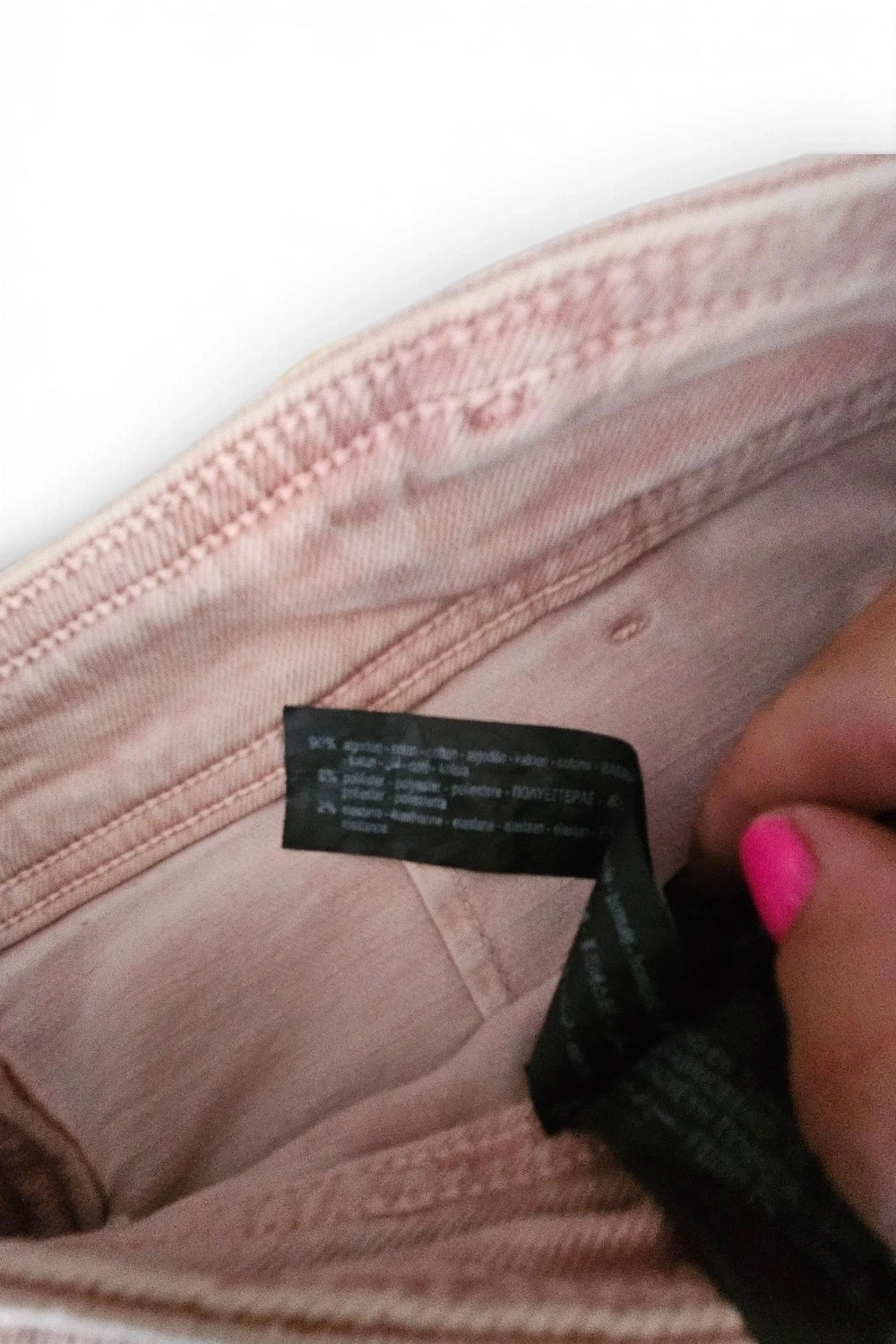 Culotte denim rosa bajo deshilachado talle alto | Y2K minimal | Zara talla 46 – Zara – taille XXXL / 46 / 18 4