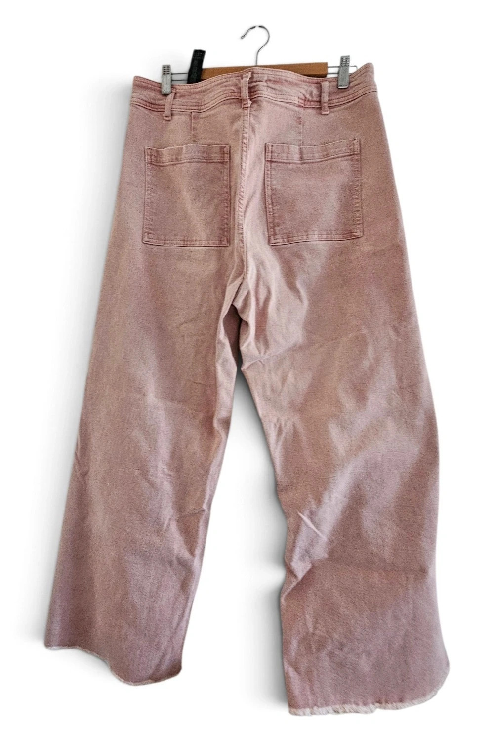 Culotte denim rosa bajo deshilachado talle alto | Y2K minimal | Zara talla 46 – Zara – taille XXXL / 46 / 18 2