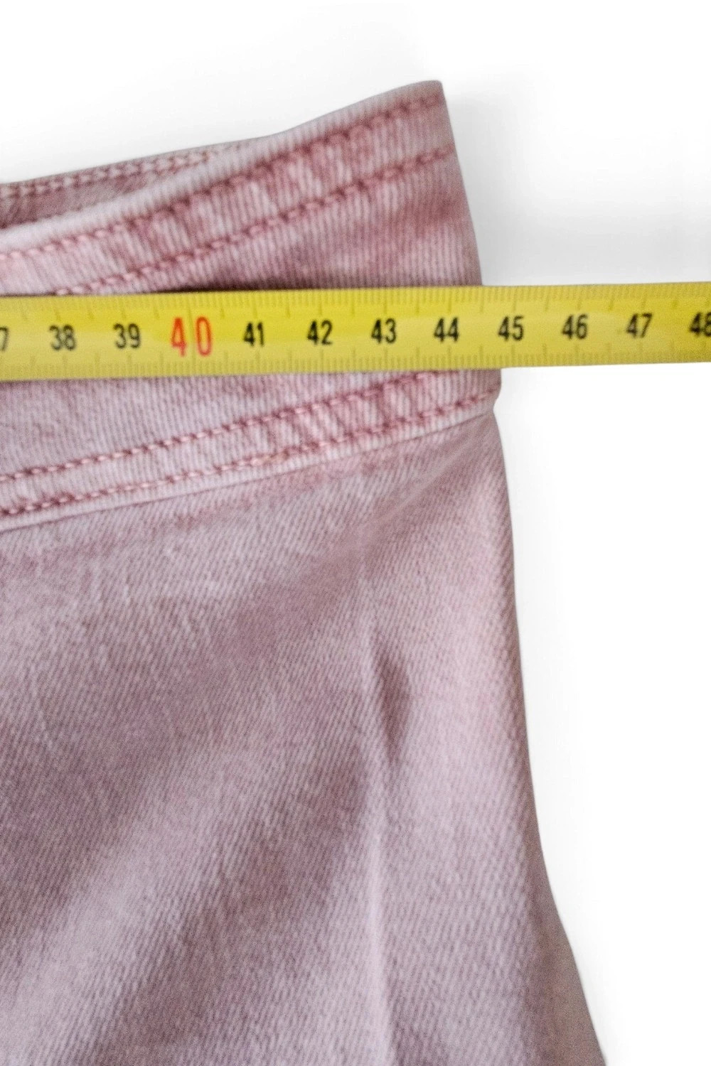 Culotte denim rosa bajo deshilachado talle alto | Y2K minimal | Zara talla 46 – Zara – taille XXXL / 46 / 18 5