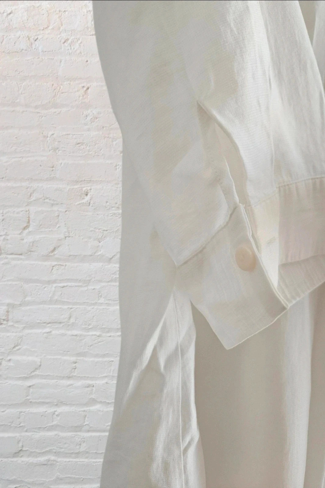 Zara white boho mao‑neck dress · Size L · Perfect condition – Zara – taille L / 40 / 12 4