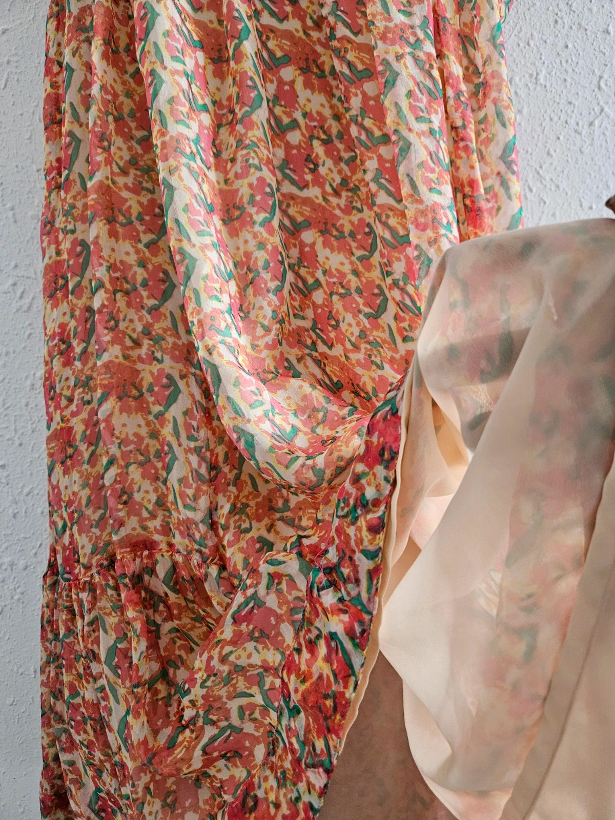 Vestido Adolfo Domínguez talla 40 floral boho cuentas verano fiesta ligero – Adolfo Dominguez – taille L / 40 / 12 4
