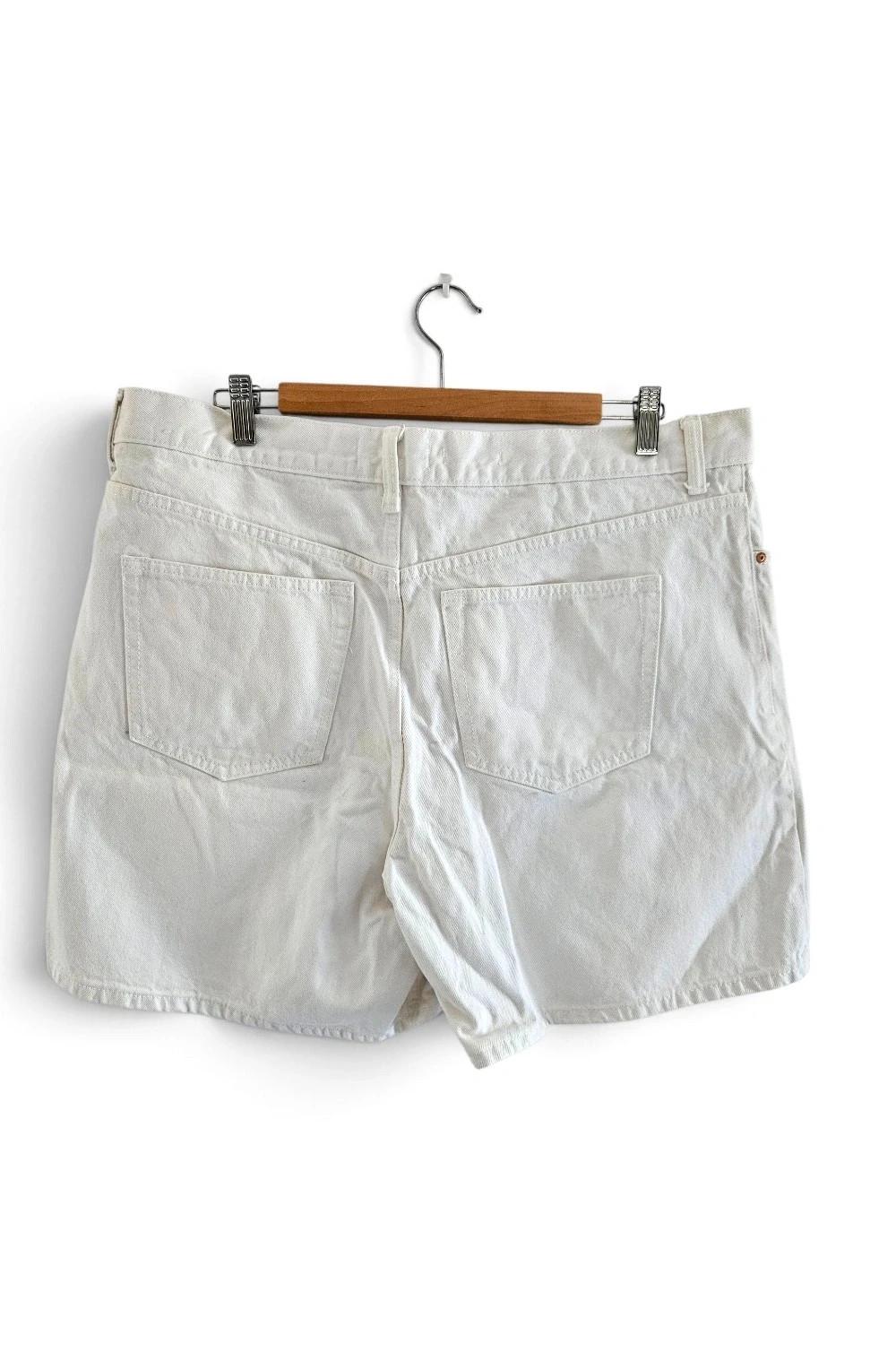 Bermuda denim blanca modelo Zaida talle alto | minimal chic | Mango talla 46 – Mango – taille XXXL / 46 / 18 2