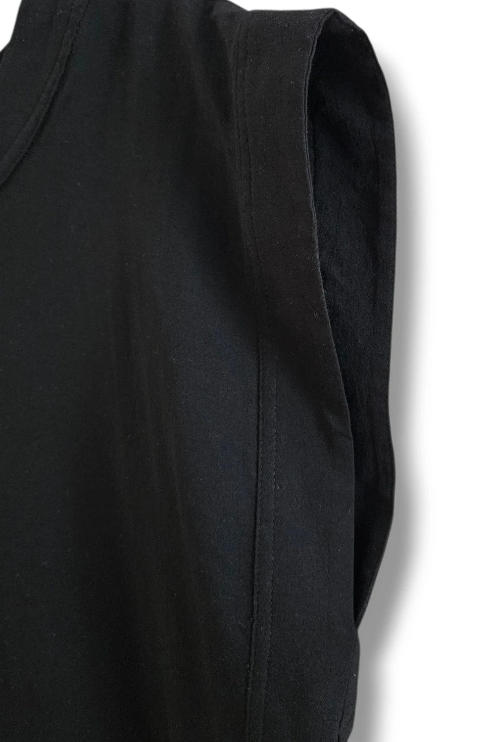 Blusa negra escote V espalda abierta minimal chic | efecto fluido | Zara talla L – Zara – taille L / 40 / 12 3