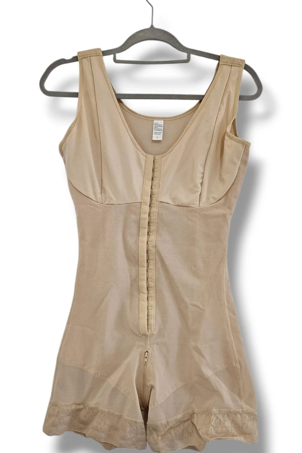 Faja moldeadora colombiana entera beige | body shaper reductora | talla L