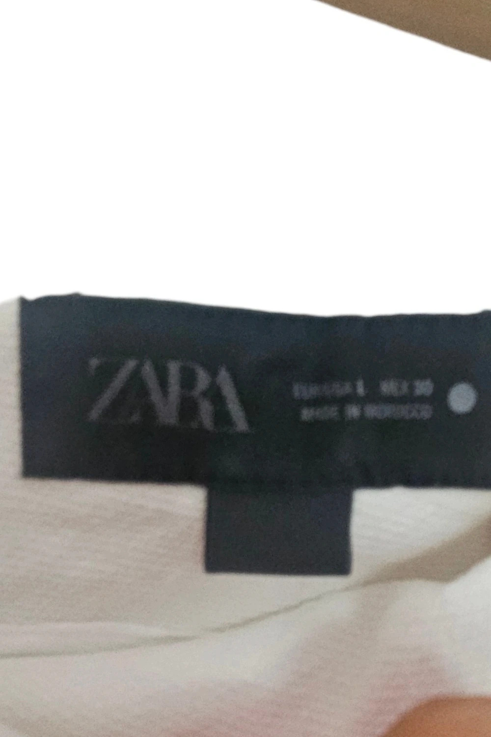 Pantalón lino blanco pierna ancha pinzas minimal chic | resort wear | Zara talla L – Zara – taille L / 40 / 12 5