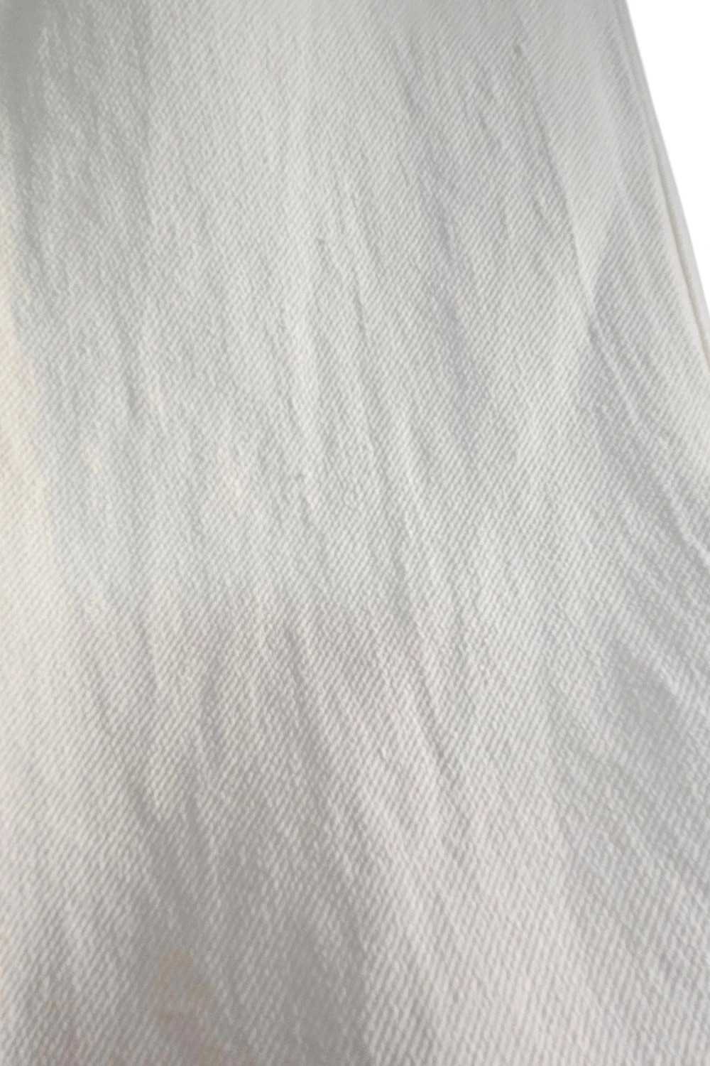 Pantalón lino blanco pierna ancha pinzas minimal chic | resort wear | Zara talla L – Zara – taille L / 40 / 12 3