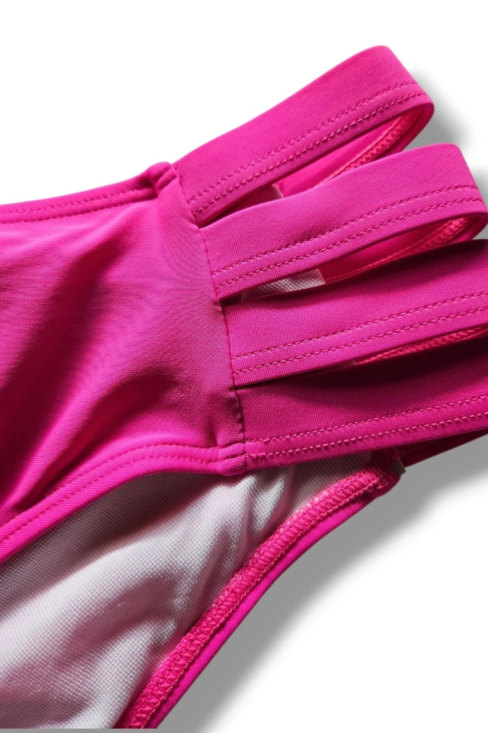 Braga Bikini Shein Talla 44 | Rosa Fucsia | Minimal Chic Tiras Laterales Playa Verano – Shein – taille XXL / 44 / 16 2
