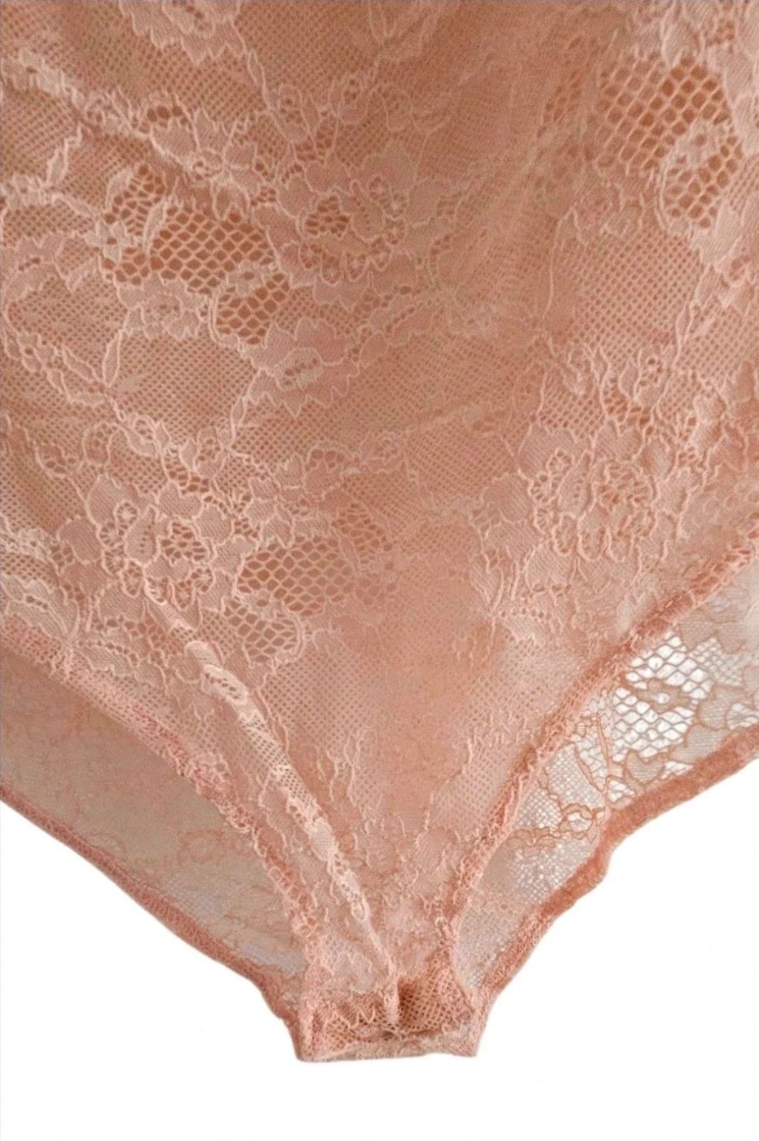 Body Zara Talla L | Rosa Pastel | Romántico Lencero Encaje Floral Tendencia – Zara – taille L / 40 / 12 3