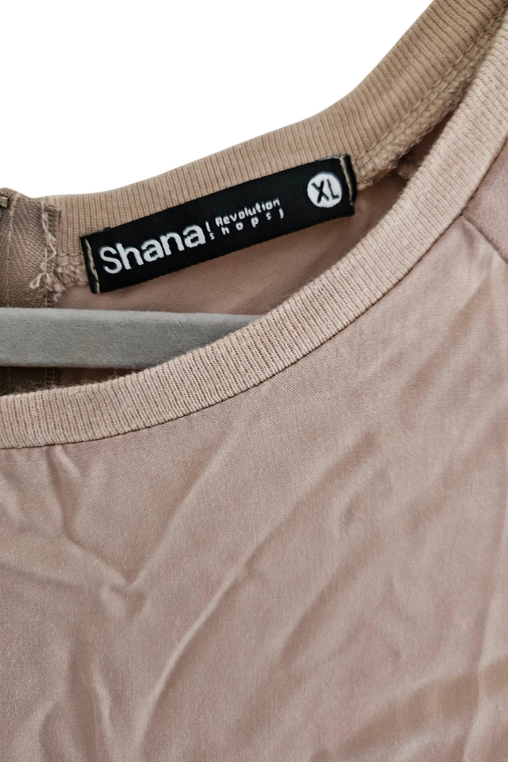 Camiseta Shana Talla XL | Rosa Palo | Minimal Chic Doble Tejido Cremallera Trasera – Shana – taille XL / 42 / 14 3