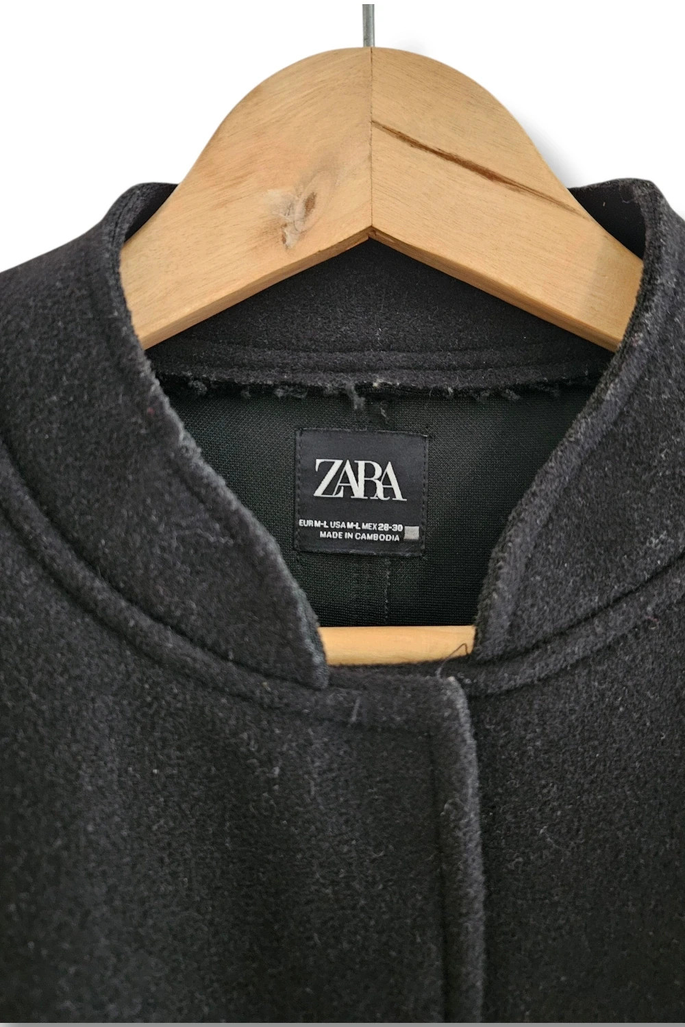 Abrigo Bomber Zara Talla M/L | Negro | Oversize Minimal Chic Urbano Tendencia – Zara – taille L / 40 / 12 3