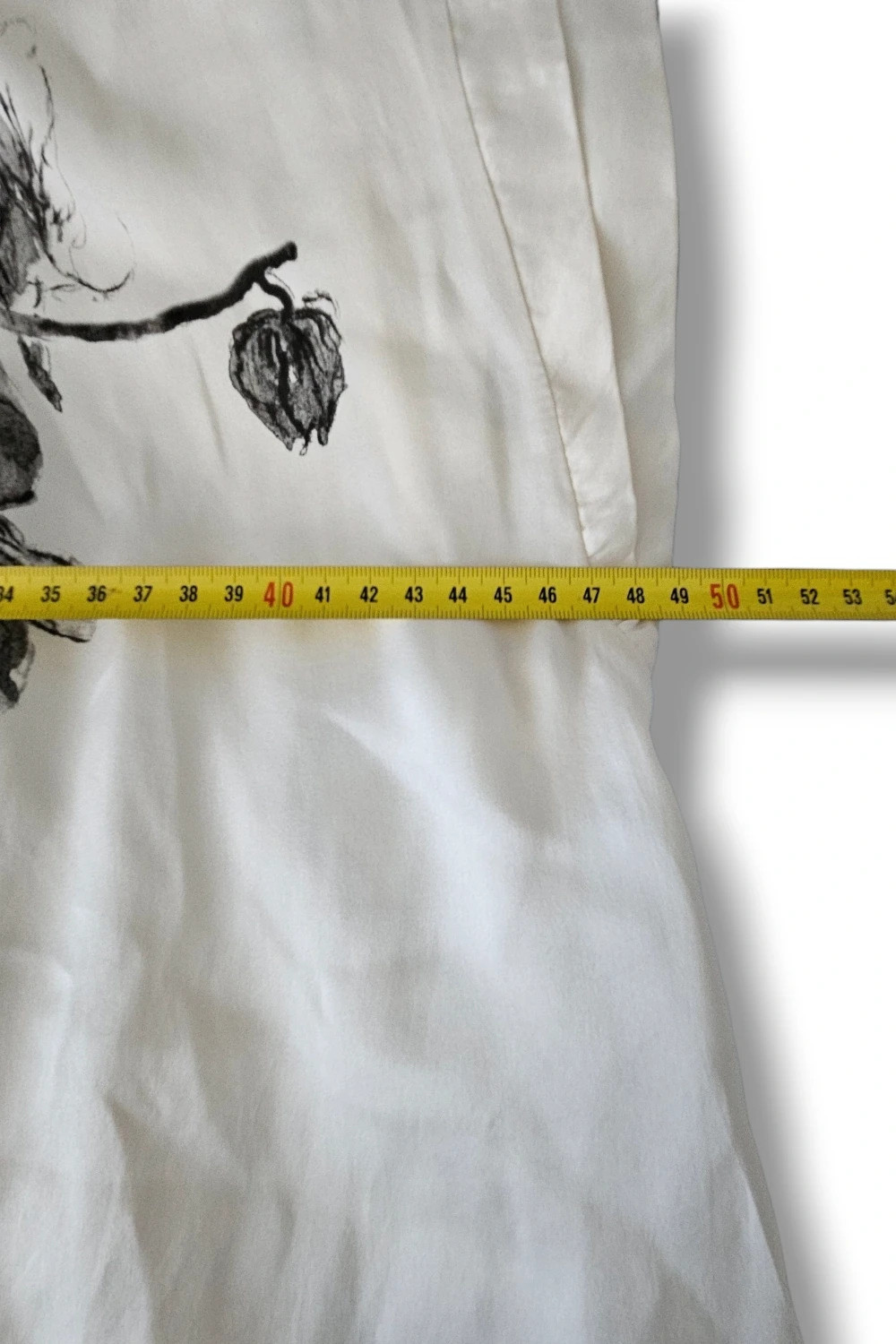 Blusa Zara Woman Talla M | Crema | Minimal Romántico Estampado Floral Botánico Efecto Seda – Zara – taille M / 38 / 10 5