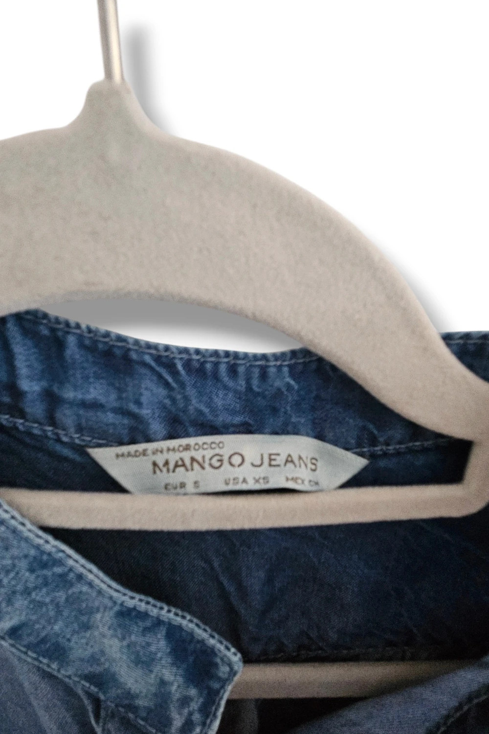 Mono Denim Mango Talla S | Azul | Casual Chic Vintage 90s Manga Corta – Mango – taille S / 36 / 8 5