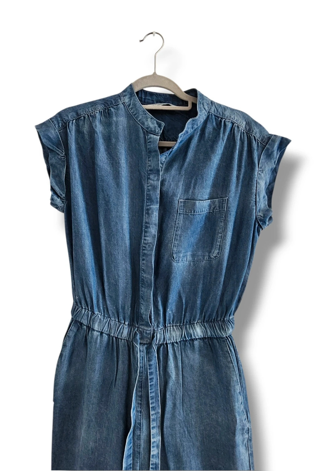 Mono Denim Mango Talla S | Azul | Casual Chic Vintage 90s Manga Corta – Mango – taille S / 36 / 8 2