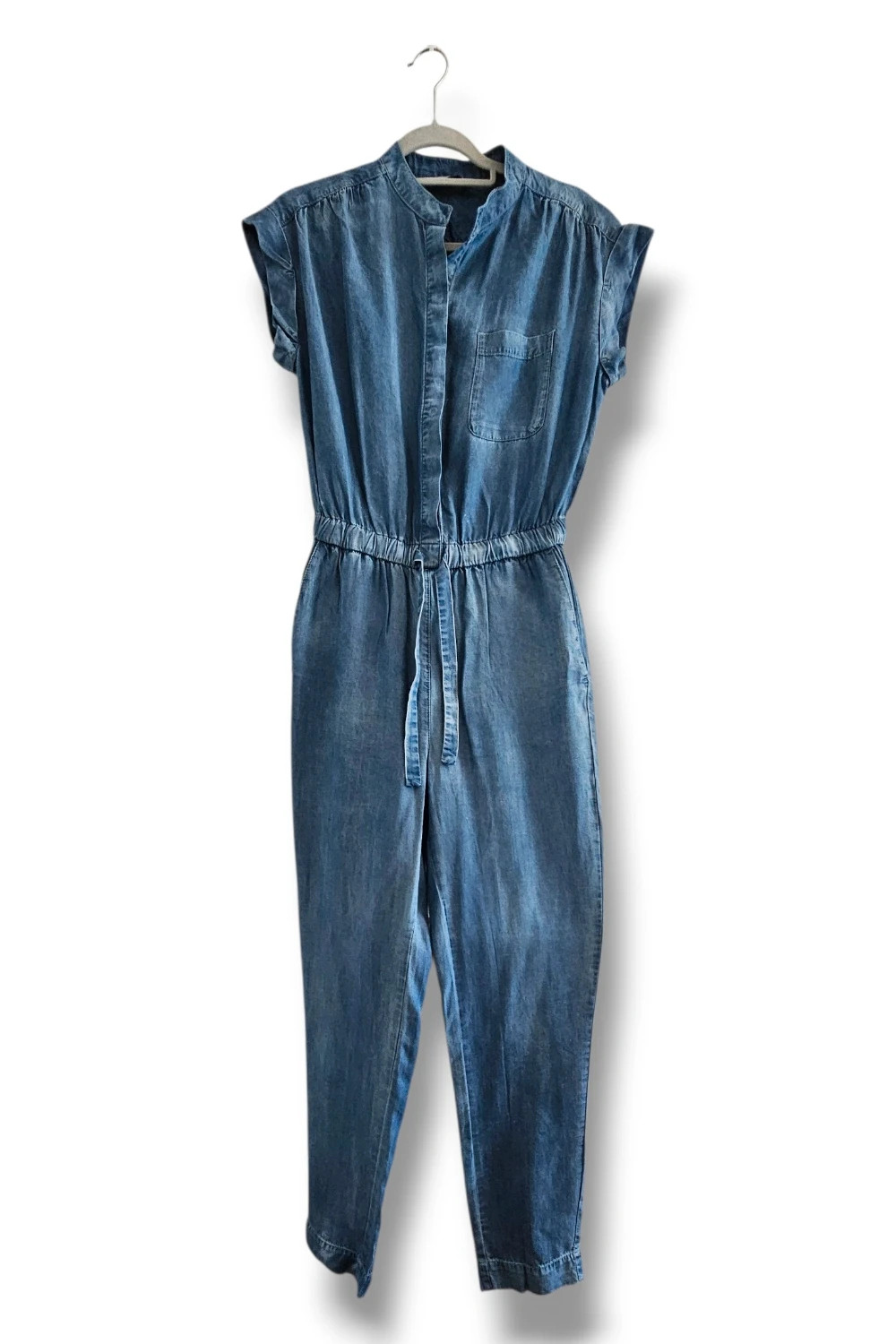 Mono Denim Mango Talla S | Azul | Casual Chic Vintage 90s Manga Corta – Mango – taille S / 36 / 8