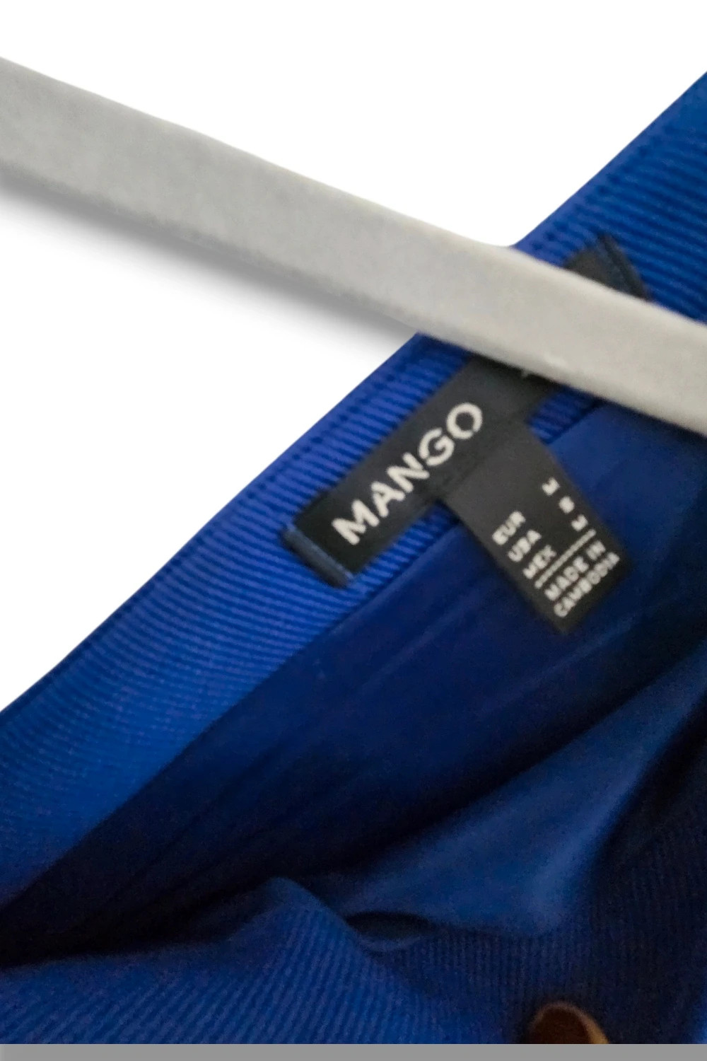 Vestido Mango Talla M | Azul Klein | Elegante Minimal Chic Clásico Tubo – Mango – taille M / 38 / 10 3