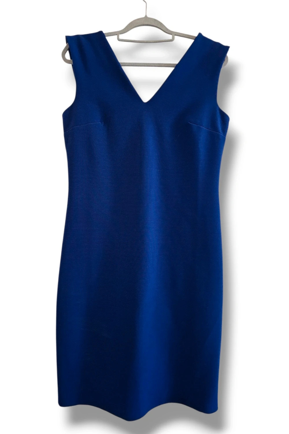 Vestido Mango Talla M | Azul Klein | Elegante Minimal Chic Clásico Tubo