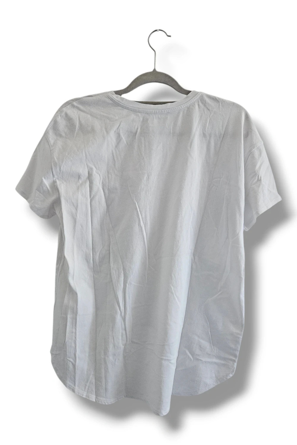 Camiseta Zara Talla M | Blanca | Minimal Chic Asimétrica Bolsillo Efecto Piel – Zara – taille M / 38 / 10 4