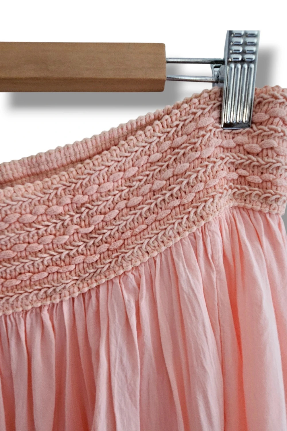 Long Flowing Skirt boho chic · Soft Pink · One Size – Local – taille Taille unique 2