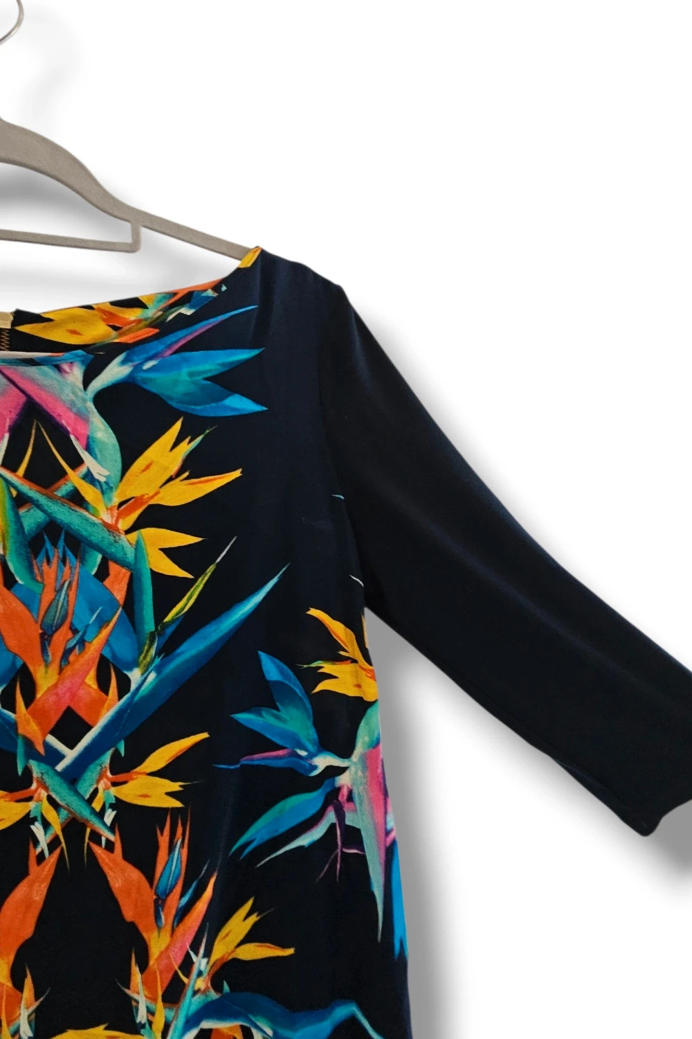 Vestido Suiteblanco Talla L | Azul Marino | Tropical Colorful – SuiteBlanco – taille L / 40 / 12 2