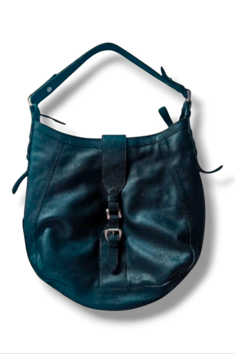 Martinelli Genuine Leather Shoulder Bag · Black