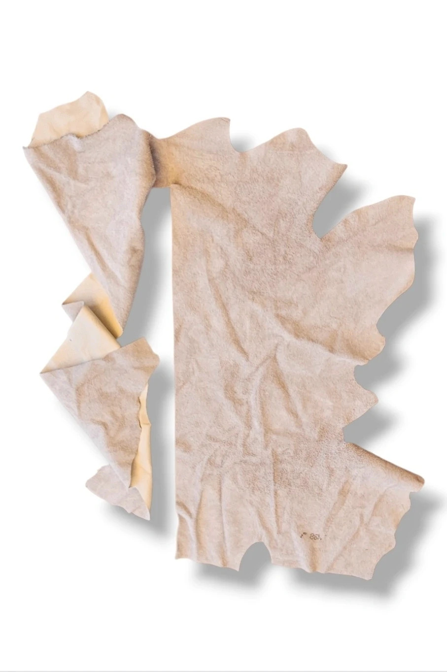 High‑quality white upholstery leather – 2400 g (retales) – No Label 5